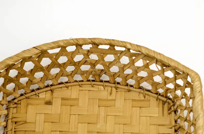 Берёза horizontal photo close up image white background woven birch bark containers storage various products 158481488 - Берёза