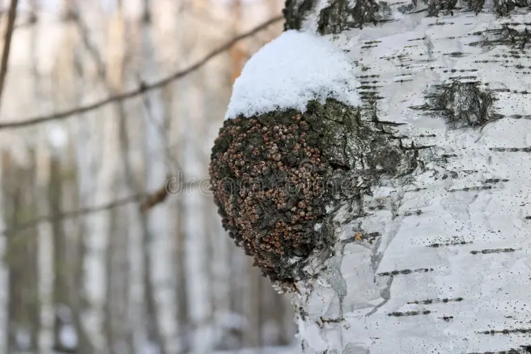 Берёза inonotus chaga hymenochaetaceae obliquus gribok ot semi potenczialnaya lekarstva dlya 202048303 1 - Берёза