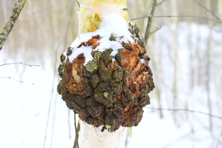 Берёза inonotus obliquus obyknovenno kak chaga 109344622 1 - Берёза