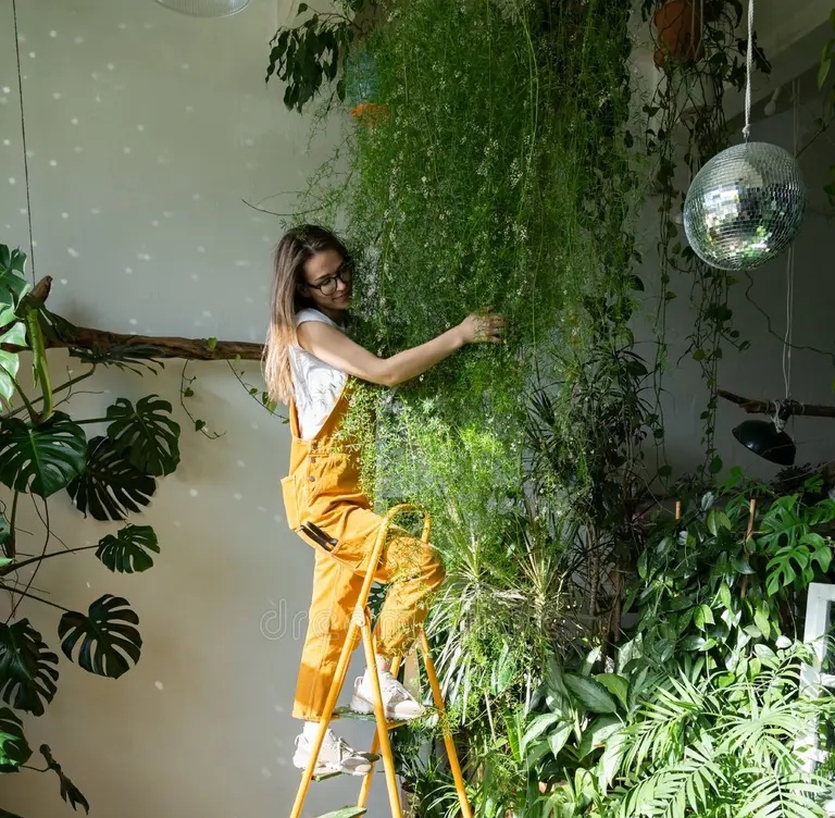 joven jardinero parado en la estribera abrazando lujosos esparragos helados ama de casa plantsindoor jardin los vestibulos 192557335 1 - Аспарагус