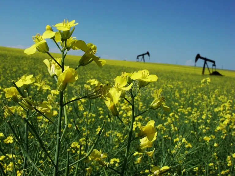 canola y bombas de petroleo 6032661 - Рапс