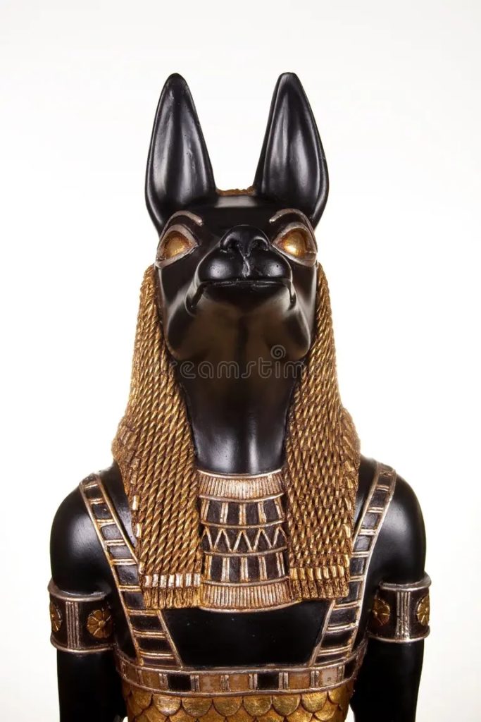 Эбони portrait ancient egyptian god anubis 17173117 683x1024 - Эбони